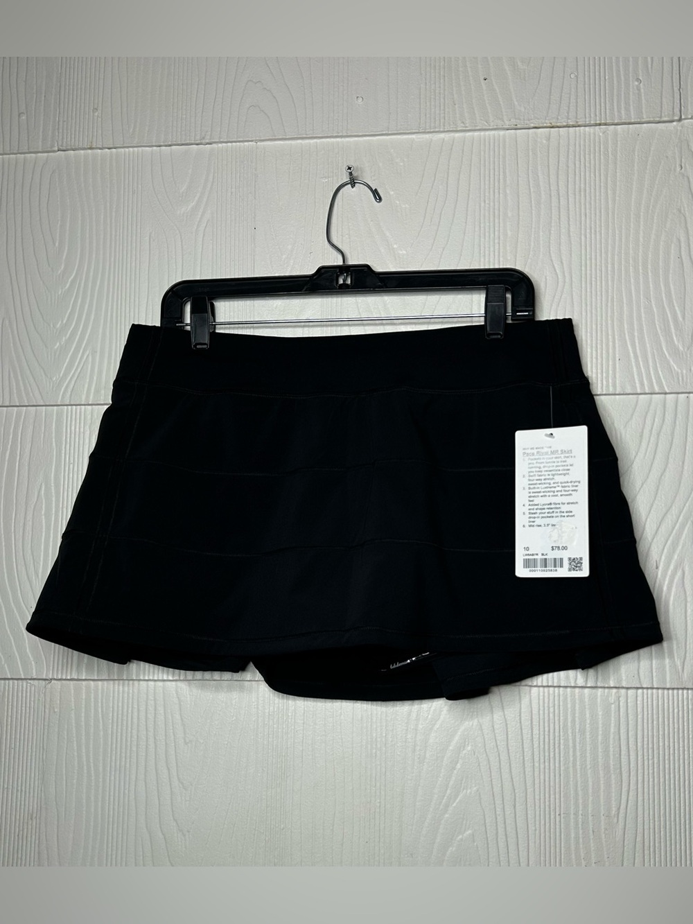 lululemon athletica Black Women's Athletic Skort with Built-In Shorts